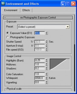 Exposure Values