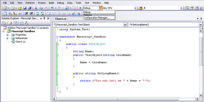Change to Release Finished Code