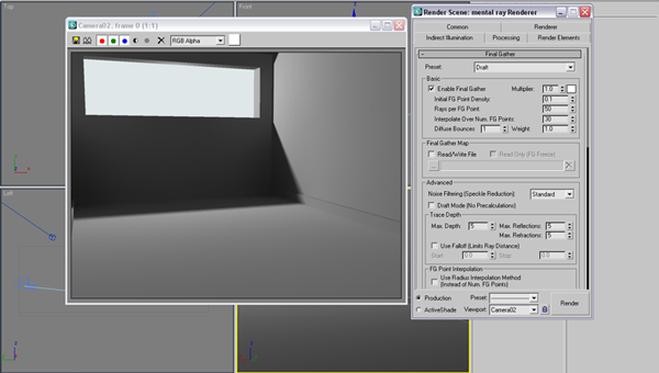 With Final Gather The render with Final Gather