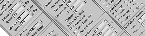Particle Parameters
