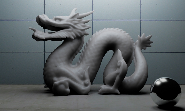 Stanford Dragon Sub-Surface Scattering Dragon with SSS