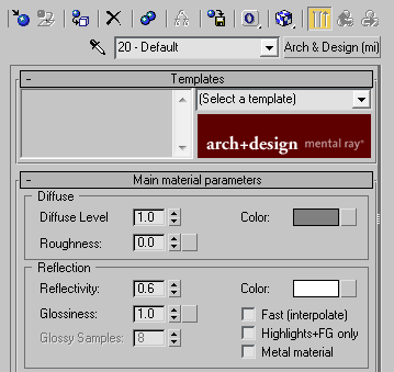 arch-and-design-material-type The Arch & Design Material Window