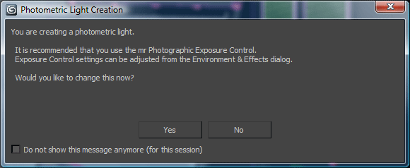 Photometric-light-creation