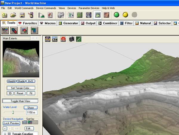 World-Machine Terrain Preview Terrain Preview